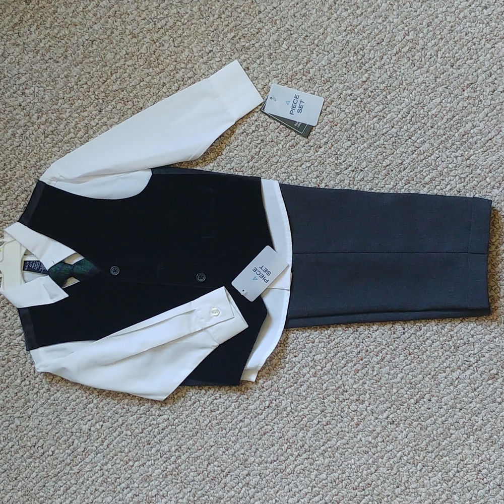 Boys 4pc dress outfit